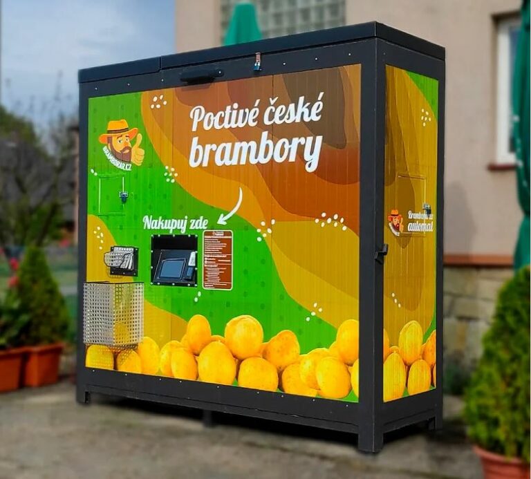 Bramboromat představuje revoluci v prodeji brambor, koupit je můžete nově kdykoliv